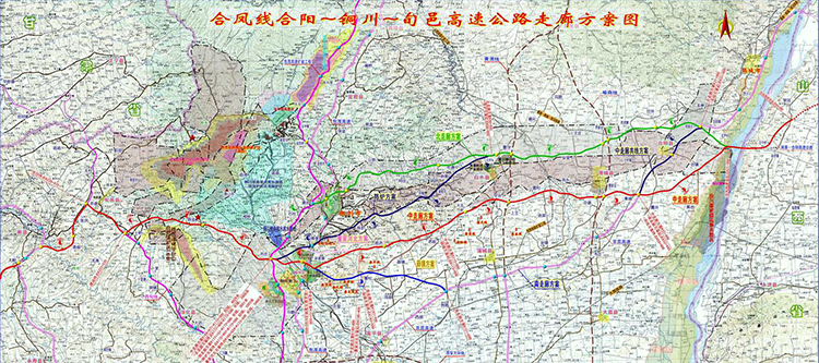 合凤高速最新路线图详解